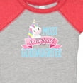 thumbnail image 4 of Inktastic Most Magical Goddaughter- Cute Unicorn Girls Baby Bodysuit, 4 of 5