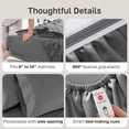 thumbnail image 5 of California Design Den Split King Sheets Sets For Adjustable Bed - 800 Thread Count 100% Cotton Sateen - Deep Pocket - 5 Piece Set with 2 Twin-XL Fitted Sheets, Grey, 5 of 9