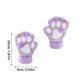 thumbnail image 3 of Guantes bonitos de pata de gato de piel sintética - media mano, cálidos para invierno, para mujeres/niñas, para enviar mensajes/escribir/uso diario, 3 of 5