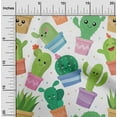 thumbnail image 2 of oneOone Rayon White Fabric Kawai Sewing Craft Projects Fabric Prints By Yard 56 Inch Wide, 2 of 5