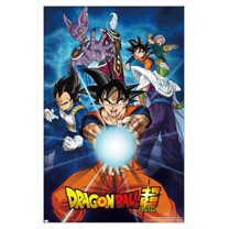Dragon Ball Super - Groups Wall Poster, 14.725" x 22.375", Framed
