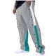 thumbnail image 2 of Pantalones largos para hombre, lisos, a la moda, informales, con bolsillos abotonados, cintura elástica, pantalones largos de chándal, pantalones de poliéster para hombre., 2 of 7