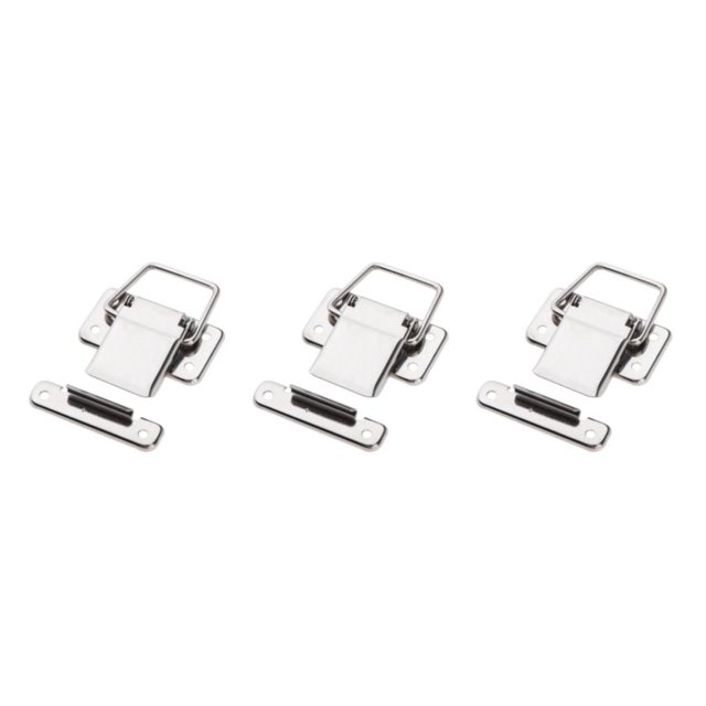 Speravity Stainless Steel Metal Spring Loaded Latches Hardware Toggle Hasp Catch Boat Type1 NO1