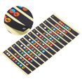 thumbnail image 4 of Fingerboard Decals Frets, Fretboard Stickers Sticker For Beginner Learner  For Electric Guitars For Acoustic Guitars Black,Transparent, 4 of 8