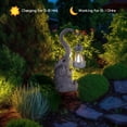 thumbnail image 4 of Lámpara solar para exterior con estatua de elefante ILLUMINEW, impermeable, 4 of 7