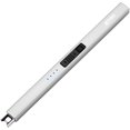 thumbnail image 1 of Electric Arc Windproof Lighter Flameless USB Rechargeable Lighter with Safety Lock for Candle BBQ Camping (Silver), 1 of 7