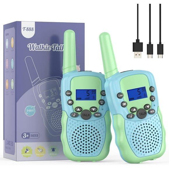Walkie Talkies Selieve recargables para niños de 4 a 12 años