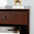 thumbnail image 5 of Mid-Century 1 Drawer Solid Wood Nightstand in Walnut, 5 of 5