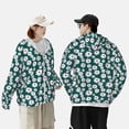 thumbnail image 4 of Daiia Daisies Flowers UPF 50+ Sun Protection Hoodie Jacket Lightweight Long Sleeve Sun Shirt for Women Men with Pocket Hiking Outdoor-Large, 4 of 7
