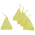 thumbnail image 1 of Bonnet Noué pour Bébé, Jaune - Lot de 5, 1 of 1