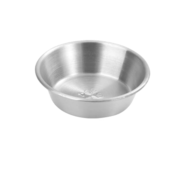 Bewildely Cuenco de inmersión multifuncional de acero inoxidable, solución ligera y portátil, tazas de salsa duraderas Cocina y Comedor 8 cm (lijado)