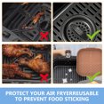 thumbnail image 6 of Lzvxtym 2 Pcs Silicone Air Fryer Pot with Handle Reusable Air Fryer Liner Air Fryer Accessories Liners for Air Fryer Oven Microwave, 6 of 11