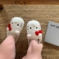 thumbnail image 5 of Kawaii Hello Kitty Cotton Shoes For Women Sanrio Cartoon Plush Slippers Y2k Sweet Home Shoes Cute Girls Winter New Warm Shoes, 5 of 7