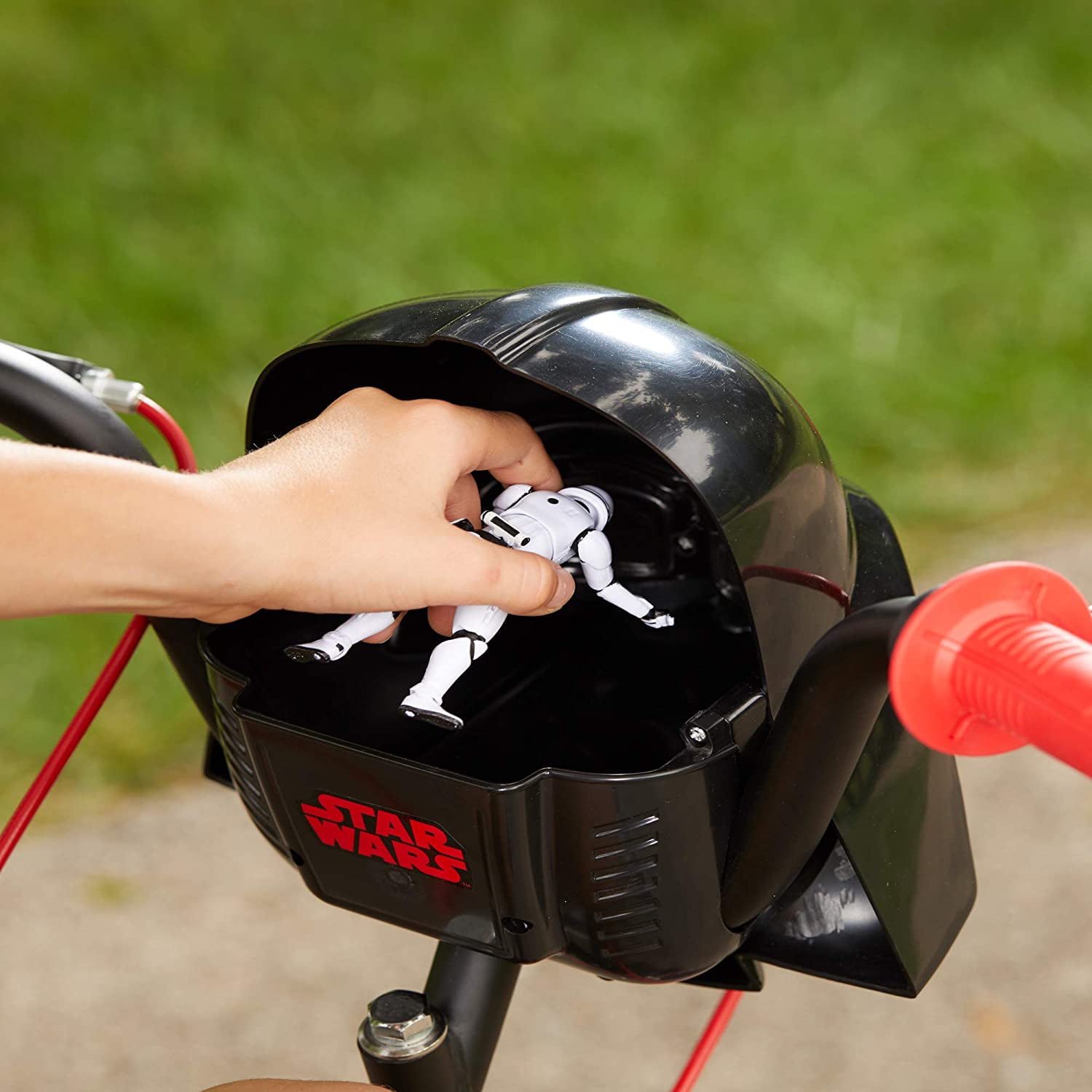 Used Huffy Star Wars Darth Vader 12 Inch Toddler Bike with Training Wheels