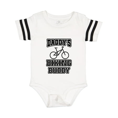 

Inktastic Daddys Biking Buddy Gift Baby Boy or Baby Girl Bodysuit