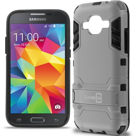 CoverON Samsung Galaxy Core Prime / Prevail LTE Case, Shadow Armor Series Hybrid Kickstand Phone Cover