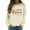 Beige, variant on Fiaer Christmas Sweatshirts for Women Funny Graphic Crew Neck Xmas Tops Long Sleeve Plus Size Cozy Fall Pullover Black S