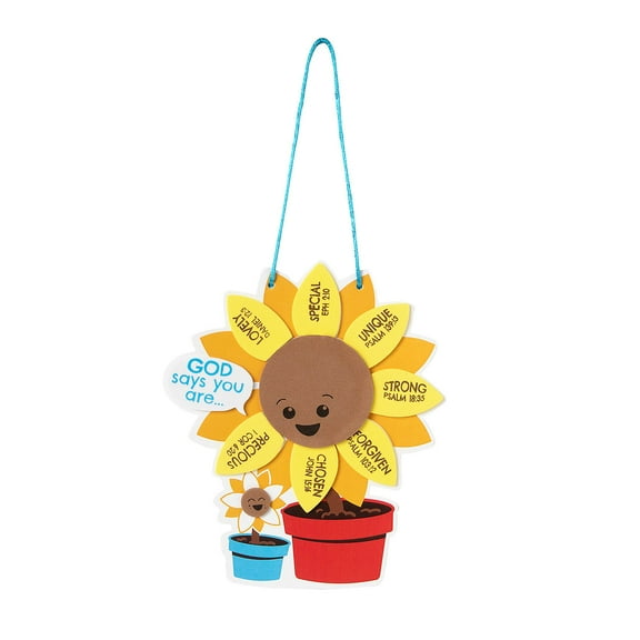 God Says You Are Sunflower Craft Kit – Makes 12