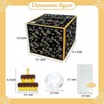 thumbnail image 4 of YUANOU Christmas Happy Birthday Money Box for Cash Pull Money Gift Box DIY Set Surprise Gift Box(Blue gold), 4 of 6