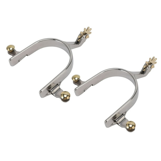 Espuelas para caballos, 1 par de espuelas para caballos, accesorios para equipos ecuestres, espuelas para montar a caballo, diseño de última generación