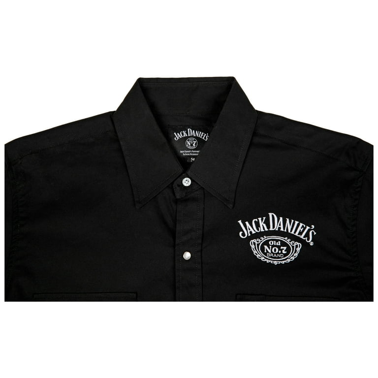 Jack Daniel's Long Sleeve Button Up Shirt-Medium - Walmart.com