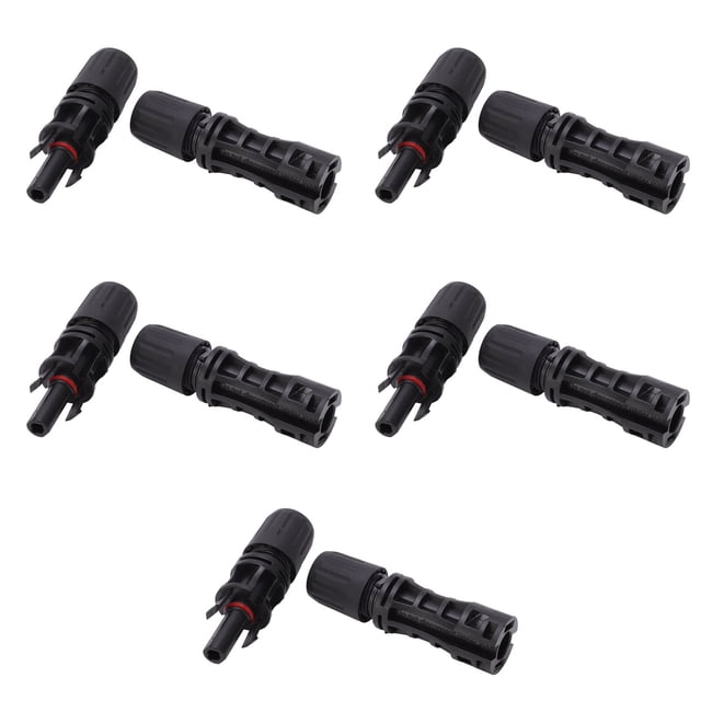 Solar 5 Sets Conector Solar PV Impermeable IP67 Cobre Tina De Cobre Conector Del Cable Del Panel Solar DC 1500V