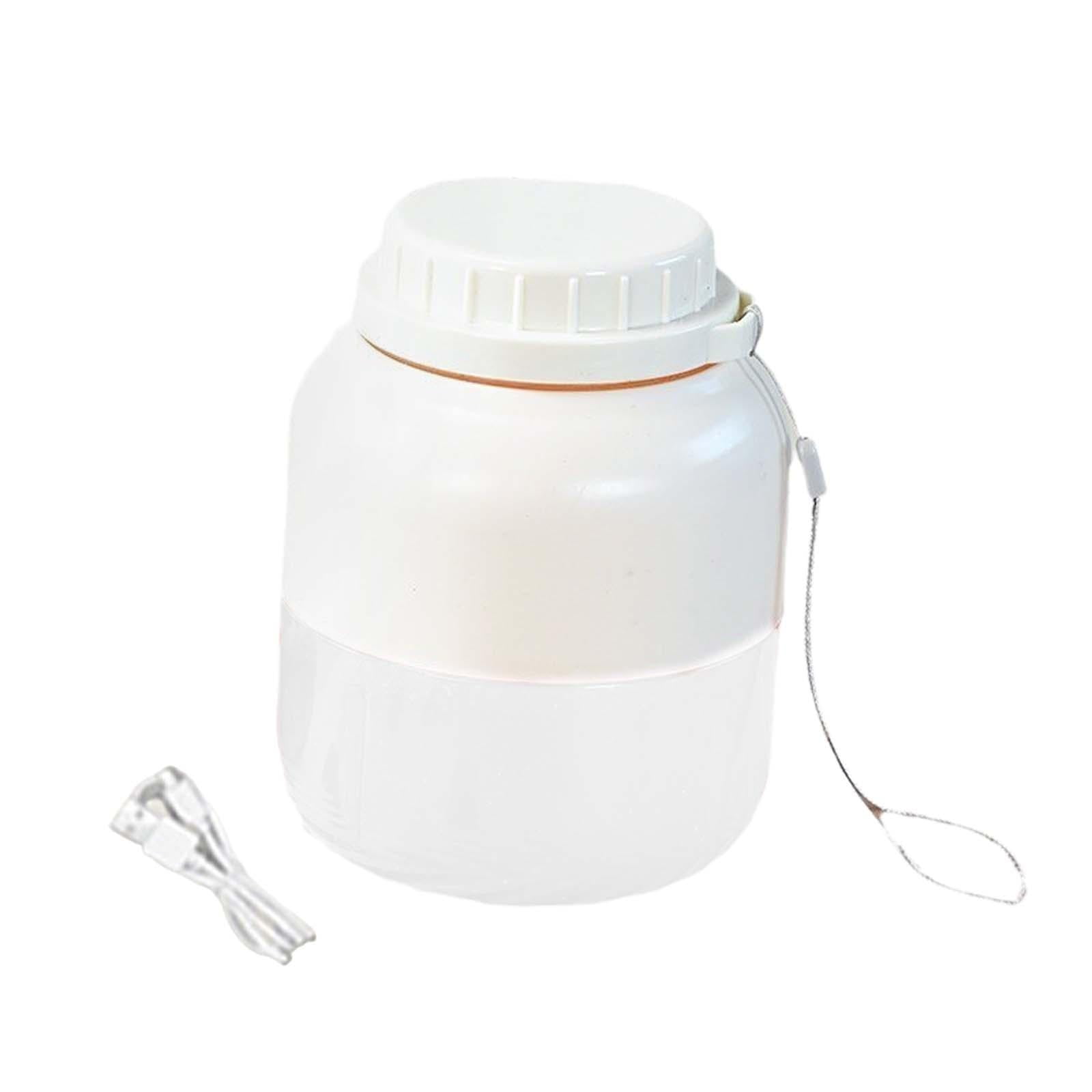 Baoblaze Electric Juicer Cup 800ml Fruit Juicer for Fitness Outdoor Camping Household White