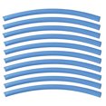 thumbnail image 1 of Flexible Thin Single Wall Non-Adhesive Heat Shrink Tubing 2:1 Blue 1/8" ID - 12" Inch 10 Pack, 1 of 4
