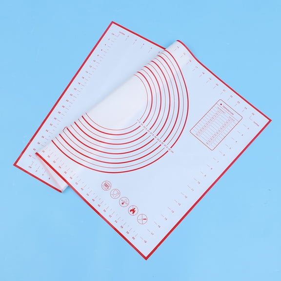 FOLOYORI Red Silicone Baking Mat 1Pcs for Home Bakers 40x30in