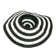 thumbnail image 4 of Cheers.US Women Stripe Straw Hat Wide Brim Sun Hat Foldable Summer Beach Caps Gift for Mom Wife Girlfriend, 4 of 7