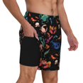 thumbnail image 2 of KLL Animals Under Water for Mens Swim Trunks Quick Dry Swim Shorts with Built-in Compression Liner Funny Swimwear Bathing Suits-XX-Large, 2 of 6