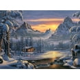 thumbnail image 5 of Buffalo Games 1000-Piece Evening on Mountain Lake Interlocking Jigsaw Puzzle for Adults Ages 14+, 5 of 5
