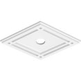 thumbnail image 2 of 18"W x 12"H x 2"ID x 6 1/4"C x 1"P Diamond Architectural Grade PVC Contemporary Ceiling Medallion, 2 of 11