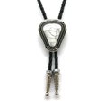 thumbnail image 2 of Vintage turquesa piedra Bolo Tie Western Native American Retro Bola Ties corbatas para hombres y mujeres Feliz Sencillez, 2 of 4