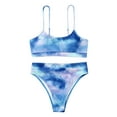 thumbnail image 1 of Traje de baño de dos piezas con estampado de bikini sexy para mujer Conjunto de ropa de playa Fridja  nalpqowj52605, 1 of 8