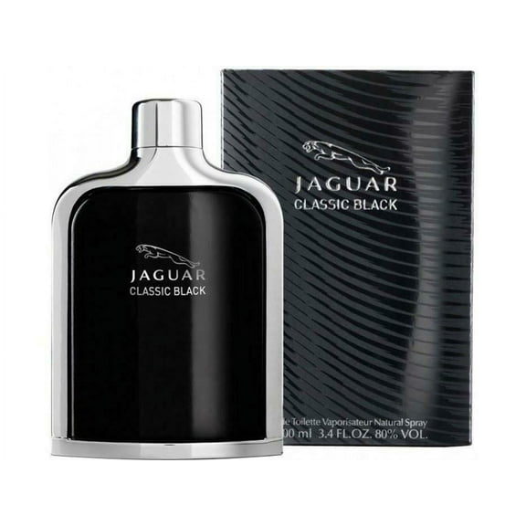 JAGUAR CLASSIC BLACK by Jaguar edt Spray for Men 3.4 oz NEW in BOX