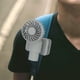 thumbnail image 1 of Clip en ventilador 3 velocidad base desmontable portátil escritorio recargable ventilador ventilador personal para senderismo para senderismo cinta de Gris verde, 1 of 10