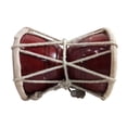 thumbnail image 3 of India Meets India Handmade brown 4 inch playing Damroo Shiva Damru Musical Damaru Puja Collectible Pooja Mandir item, 3 of 5