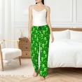 thumbnail image 5 of Uemuo St Patrick's Day2 Pattern Women's Wide Leg Palazzo Lounge Pants with Pockets Light Weight Loose Comfy Casual Pajama Pants-Large, 5 of 9