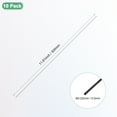 thumbnail image 3 of Uxcell 10-Pack Varillas de Fibra de Carbono, Longitud de 300mm Diámetro de 0.5mm Varilla Sólida de Fibra de Carbono Mate, 3 of 7