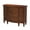 Antique Cherry, variant on Butler Specialty Company Sheffield 40"W Demilune Wood 3 Drawer Accent Cabinet - Pastel Green