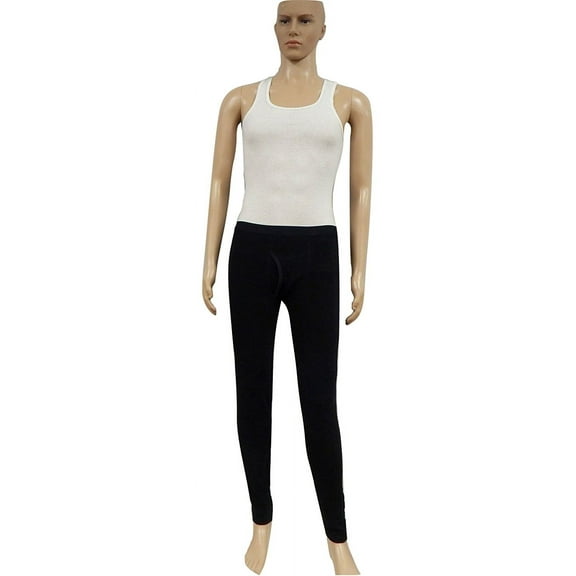 K2 Sports Adult Men's Thermal Base Layer Pants Performance Protective Layer for Cool to Extreme Cold, Thermal Pant (Size Large, Black Stretch Fleece)