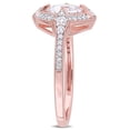 thumbnail image 3 of Everly Women's Sapphire Sterling Silver Engagement Ring Gold Plated, 3 of 7
