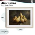 thumbnail image 4 of Stupell Industries Traditional Golden Pears Still Life Birch Framed Print Under Glass, 20 x 14, by Petals Prints Design, 4 of 8