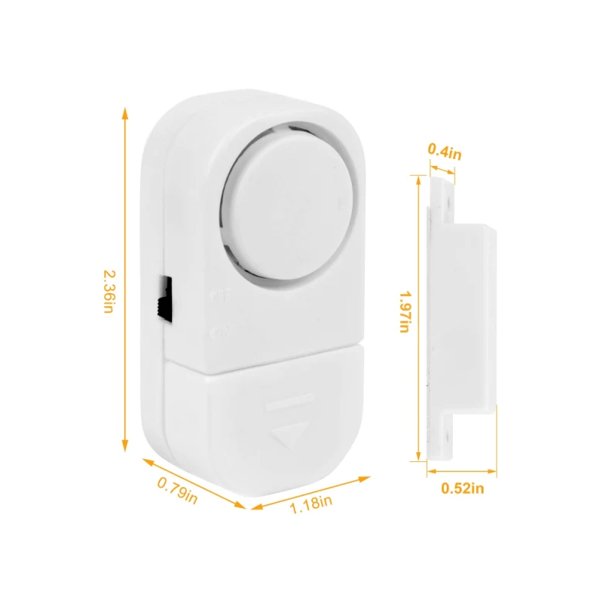 Wireless Window Door Alarms Sensor Security Burglar