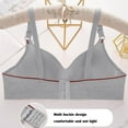 thumbnail image 3 of Women's Plus Size Wireless Bra with Adjustable Back Closure, Breathable Thin Cup Seamless Full Coverage Comfort Support, 3 of 5