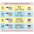 thumbnail image 4 of Pigeon Pressure Cooker - 5 Liters - Deluxe Aluminum Outer Lid Stovetop & Induction - Cook delicious food in less time: soups, rice, legumes, and more!, 4 of 6