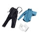 thumbnail image 1 of 1/6 Suspender Shoes Shirt Suit, Accesorio de Vestir para Muñecas, Ropa de Muñeca de Figura de Moda de Tela para Accesorios de Figuras de Acció, 1 of 8