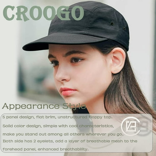 AmPm Cooling Baseball Cap 5 Panel Hats Lightweight Flat Bill Cap Running Sport Cap Unstructured UPF 50 Outdoor Dad Sun Hat Walmart
