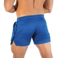 thumbnail image 5 of Arjen Kroos Men Athletic Running Shorts 3 Inch Quick Dry Workout Shorts Sports Gym Shorts with Pockets, 2 Pack, 5 of 8